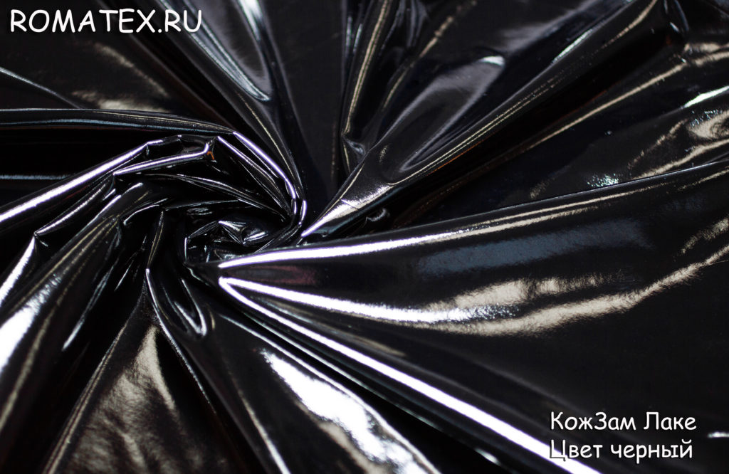 кожзам лаке стрейч цвет черный кожзам лаке стрейч цвет черный
